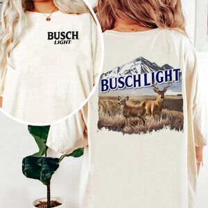 Busch Light Hunting Shirt | Vintage Beer Graphic Tee | Unisex Casual T-Shirt